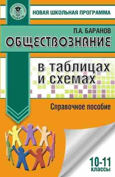 Книга Обществознание в таблицах и схемах 10-11кл. Баранов П.А., б-2868, Баград.рф